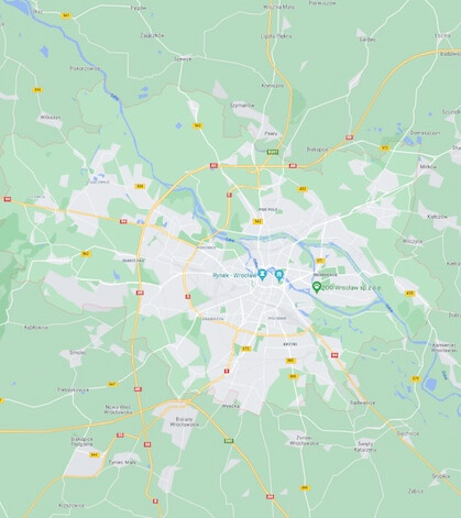 Mapa Wrocławia